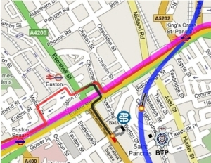 number 30 bus route - marble arch - hackney wick