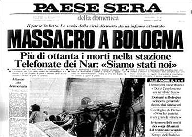 paese sera - massacro a bologna