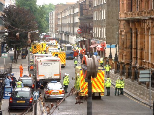 scene outside russell square
