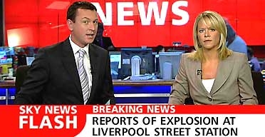 Sky News Liverpool Street